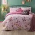 Single Enchanted Printed Reversible Duvet Set - Pink