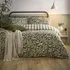 Skandi Woodland Double Duvet Set - Green, Brushed Cotton