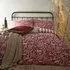 Skandi Woodland Double Duvet Set - Wild Berry, Brushed Cotton