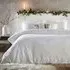 Snowflake Single Duvet Cover Set - White, Cotton