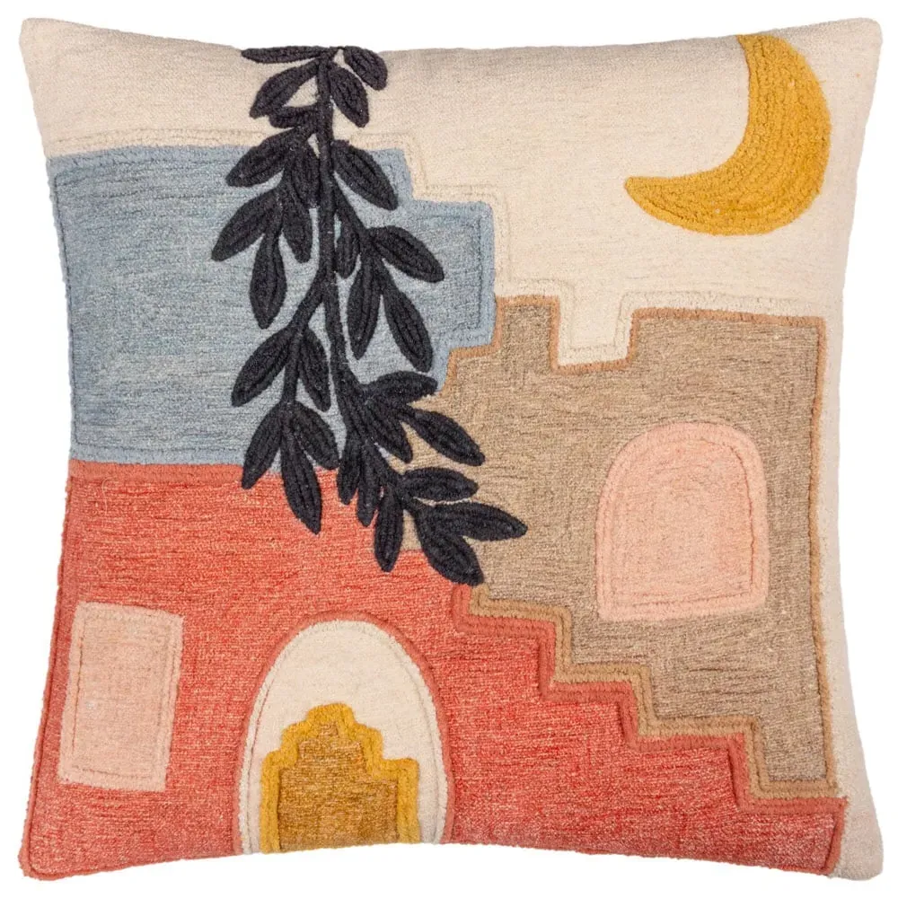 Souk Embroidered Cushion - Multi, Cotton image