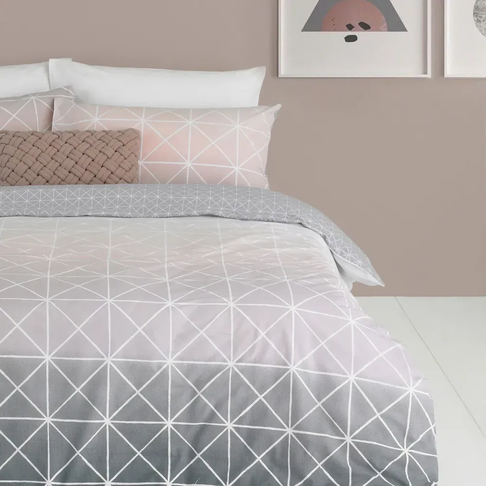 Spectrum Single Duvet Cover Set - Pink