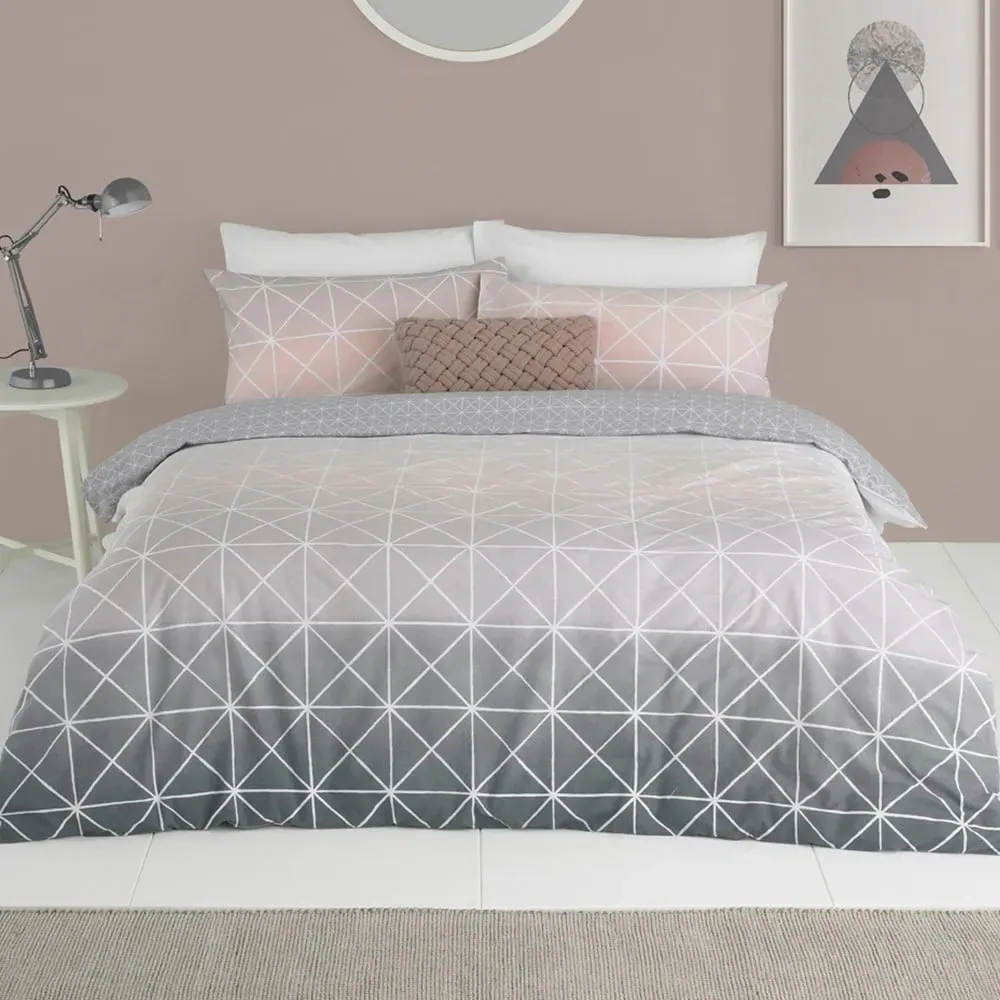 Spectrum Single Duvet Cover Set - Pink image