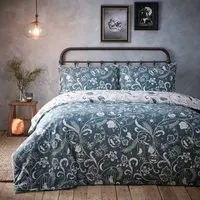 Spellbound Single Duvet Set - Grey, Brushed Cotton
