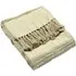 Sundown Woven Tufted Stripe Throw - Cream