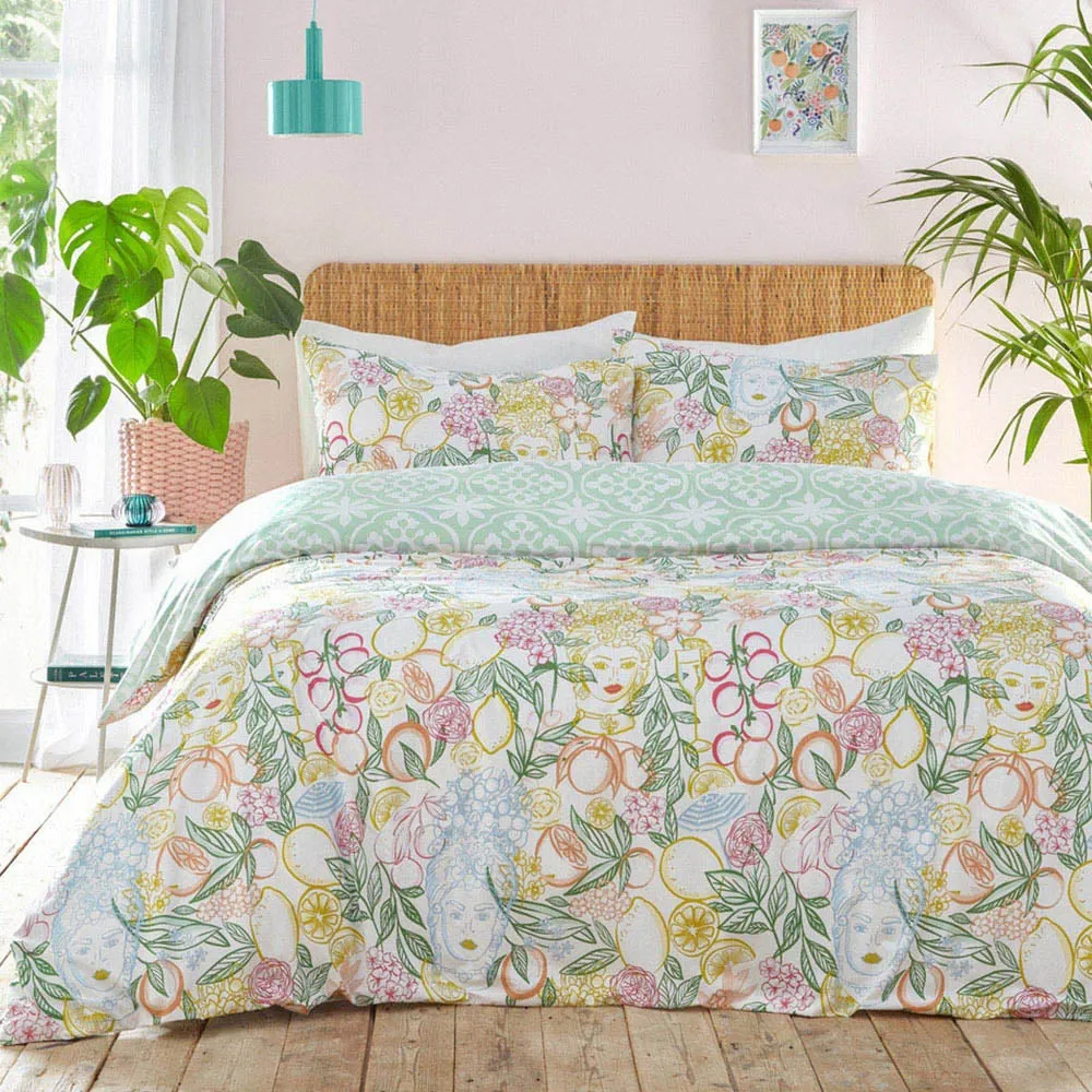 Taormina Double Duvet Cover Set - Multi