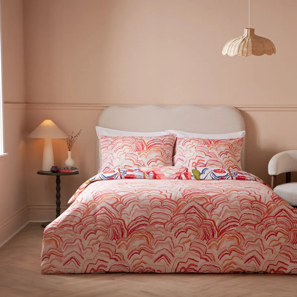 Terra Nova Super King Reversible Duvet Set - Multi, Cotton