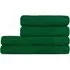 Textured Cotton Hand and Bath Towels Set of 4 - Green
