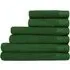 Textured Cotton Hand and Bath Towels Set of 6 - Green