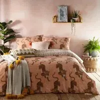 Tibetan Tiger Single Duvet Set - Orange