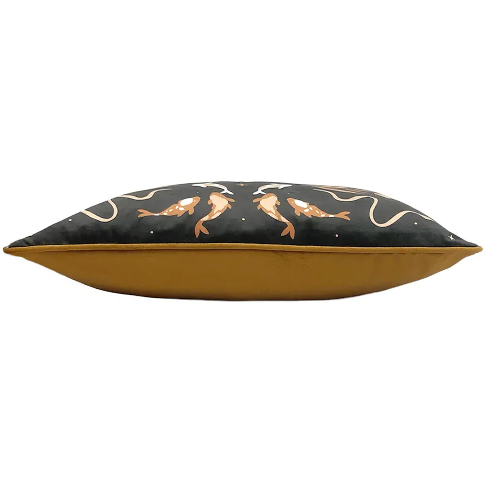 Tiger Fish Botanical Cushion - Multi