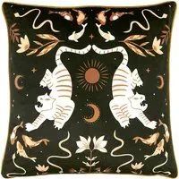 Tiger Fish Botanical Cushion - Multi