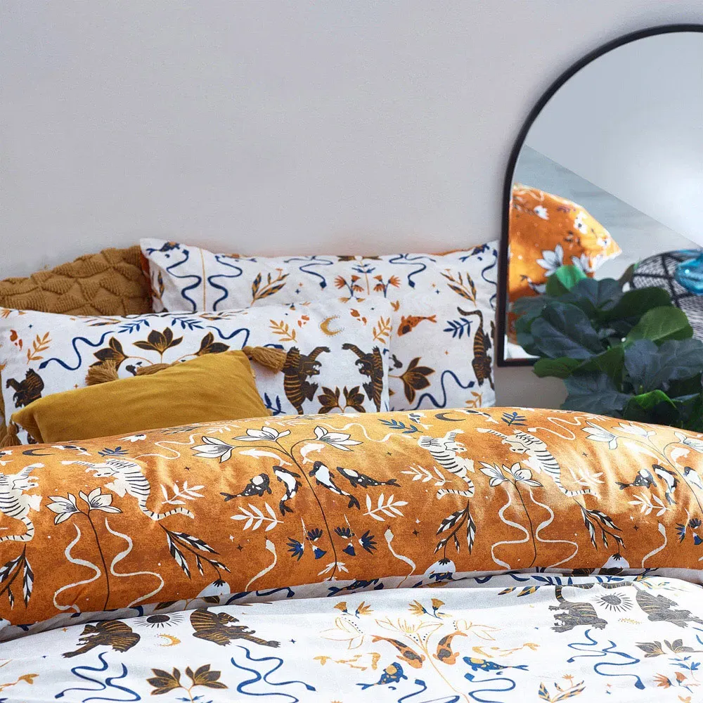 Tigerfish Double Duvet Cover Set - Multi, Botanical