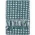 Toasty Waffle Throw with Tassels - Teal, Acrylic