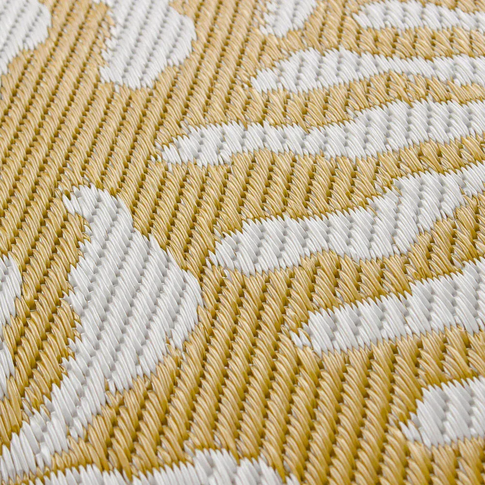 Tocorico Outdoor Rug - Mustard, Recycled Fabric