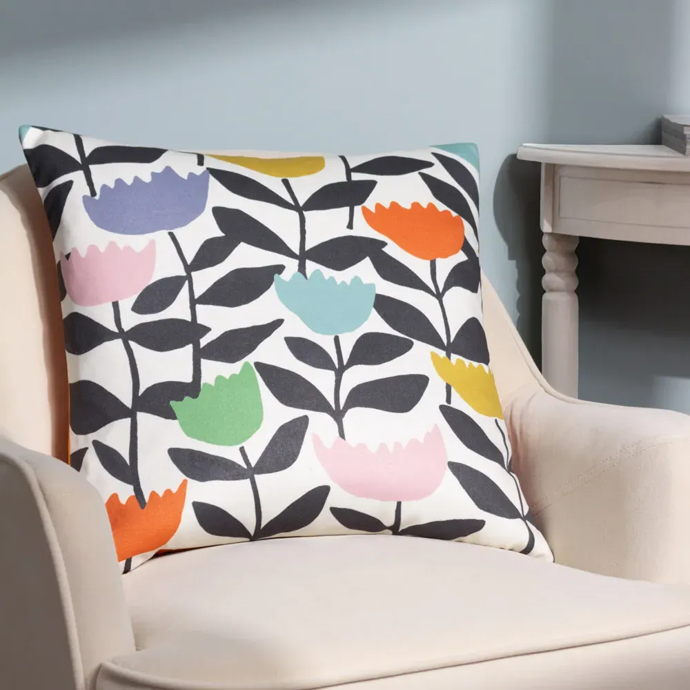 Tulipa Floral Cushion - Multi