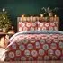 Twelve Days Double Duvet Set - Red