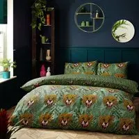 Untamed King Size Duvet Set - Green
