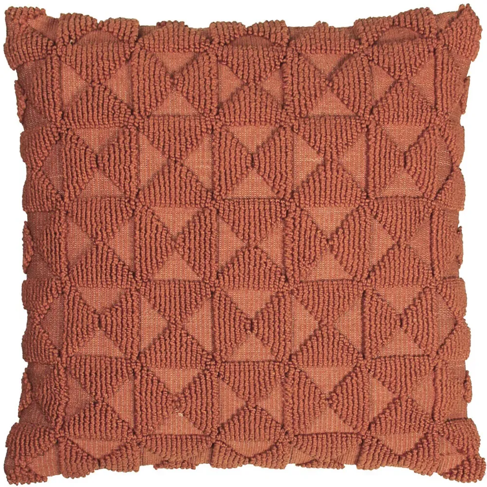 Varma Geometric Cushion - Brick image