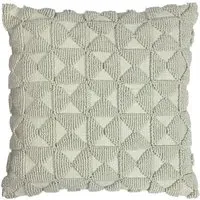 Varma Geometric Cushion - Taupe