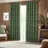 Winter Woods Animal Eyelet Curtains - Emerald, Chenille