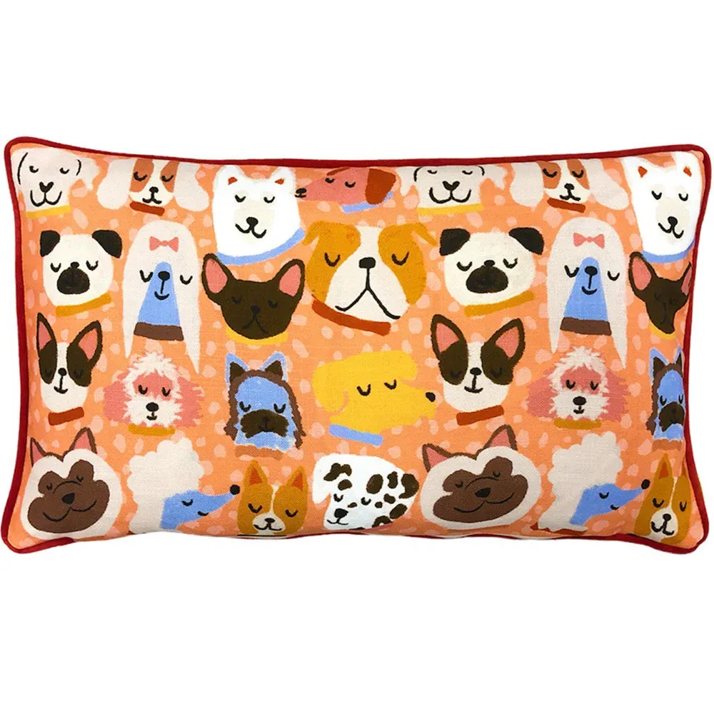 Woofers Reversible Dog Cushion - Multi