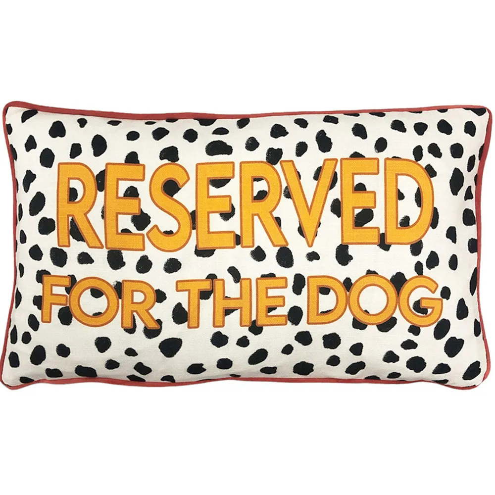 Woofers Reversible Dog Cushion - Multi image