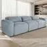 3-Seater Spring Cushion Sofa - Grey, Corduroy
