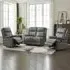 4-Seater Sectional Recliner Sofa Set - Grey