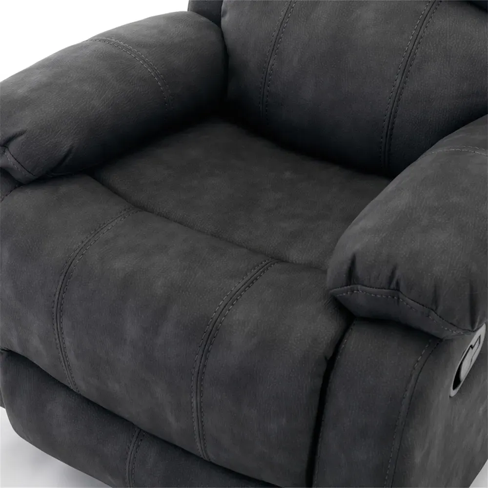 5-Seater Manual Recliner Sofa Set - Grey