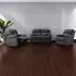 5-Seater Manual Recliner Sofa Set - Grey