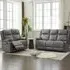 5-Seater Sectional Recliner Sofa Set - Grey