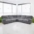 5-Seater Sectional Sofa with Power Reclining - Grey