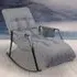 Adjustable Chaise Lounge Armchair - Grey