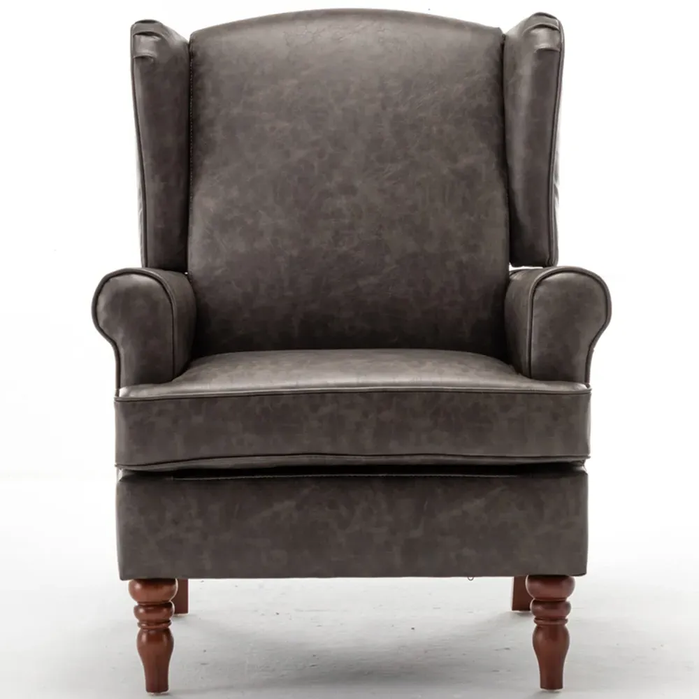 Fireside Wingback Armchair - Grey