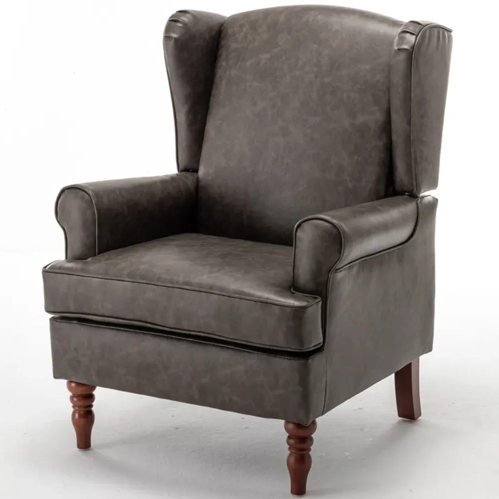 Fireside Wingback Armchair - Grey