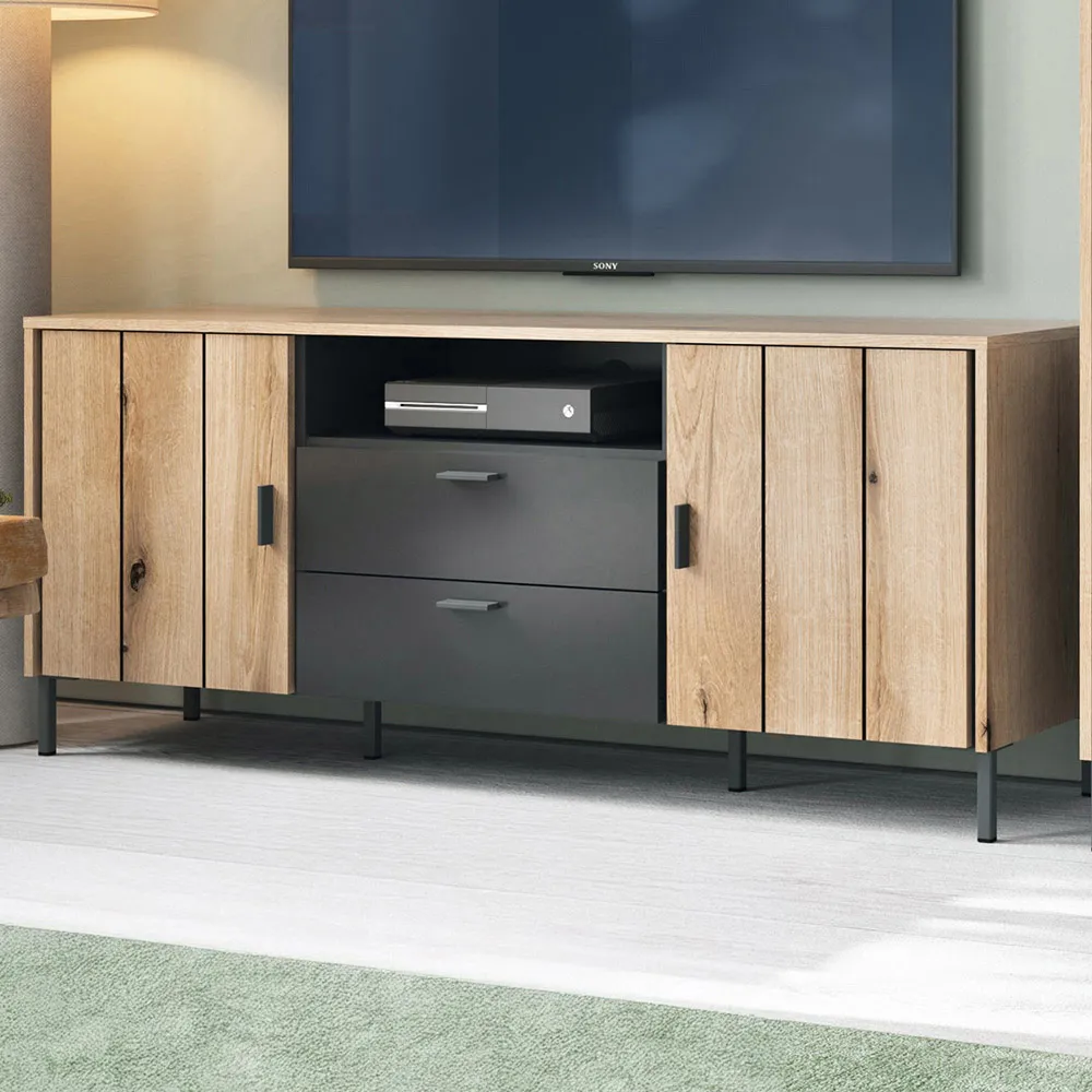Arundel 3 Door Sideboard with Drawer - Oak image