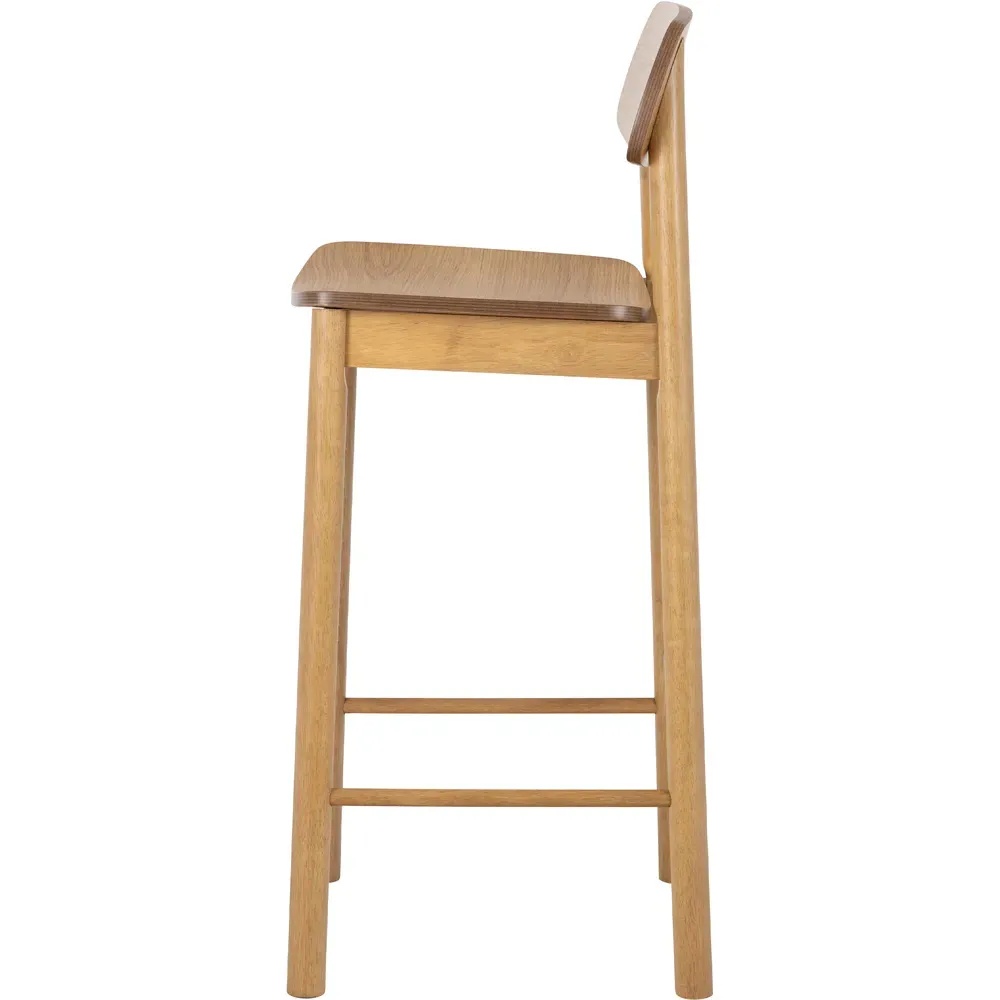 Barlow Bar Stool Set of 2 - Brown, Oak