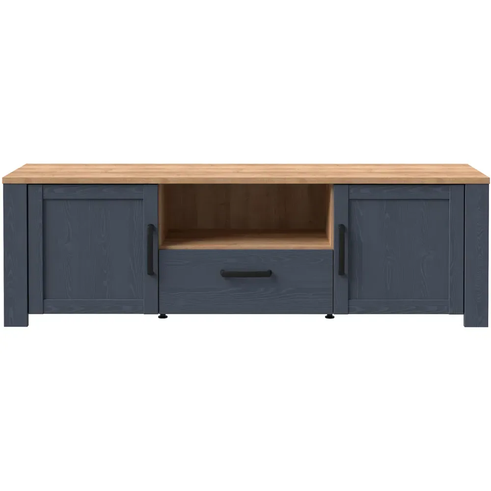 Bohol 2 Door TV Unit with LED - Navy