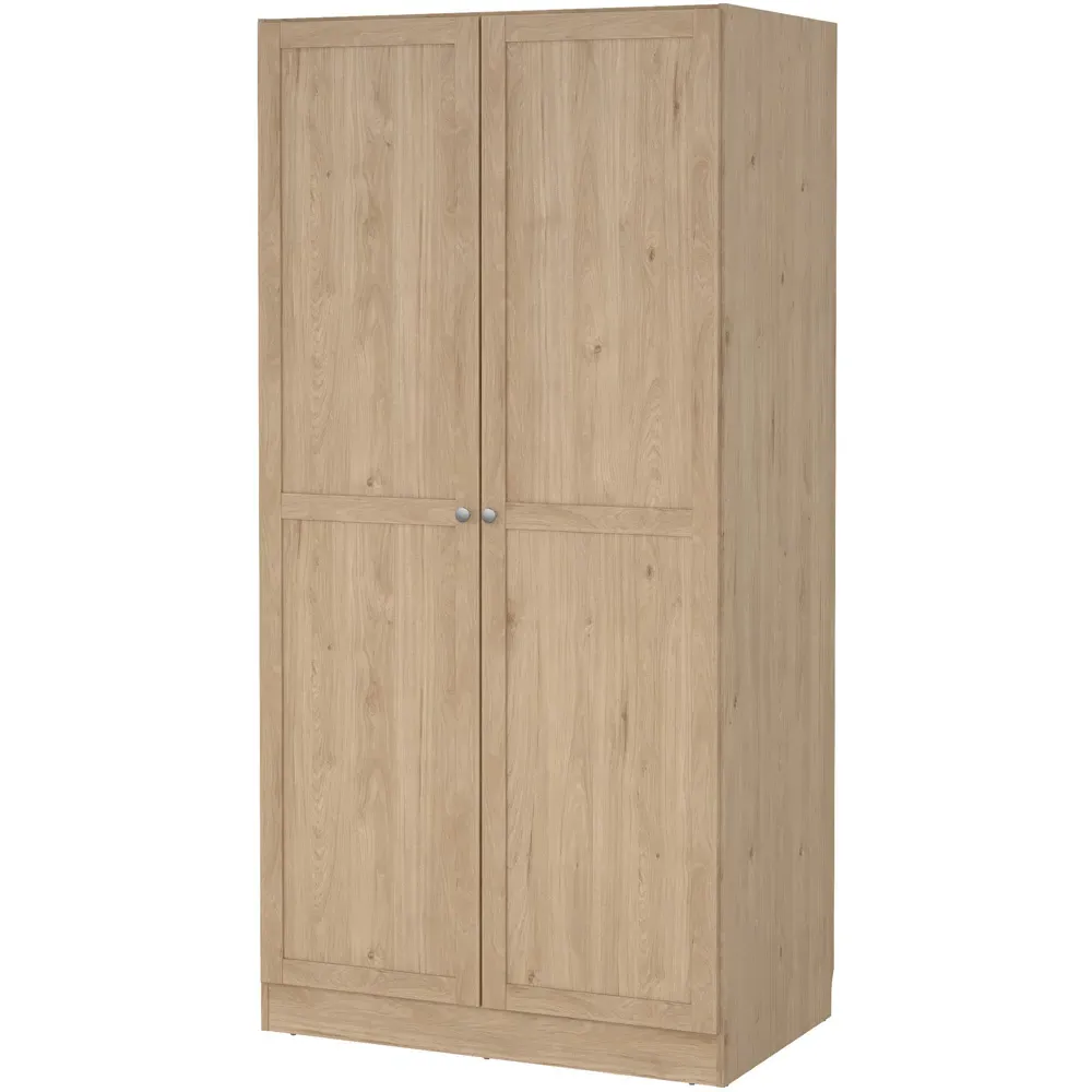 Brande Double Door Wardrobe - Brown