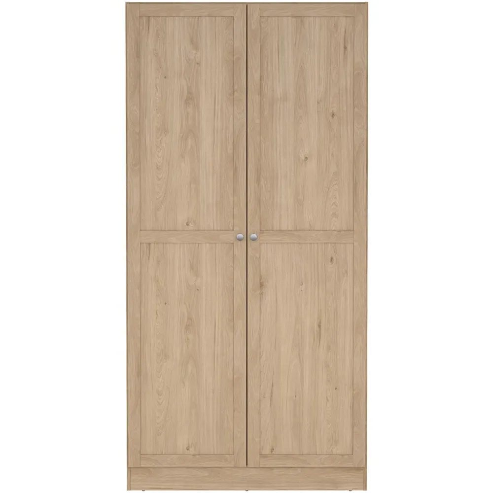Brande Double Door Wardrobe - Brown