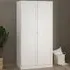 Brande Double Door Wardrobe - White