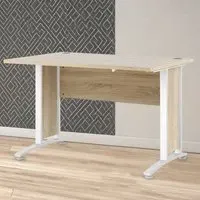 Florence 120cm Desk - White, Oak