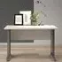 Florence 120cm Desk - White, Silver Grey