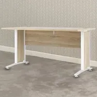 Florence 150cm Desk - White, Oak