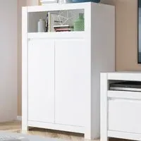 Florence 2 Door Cabinet - White