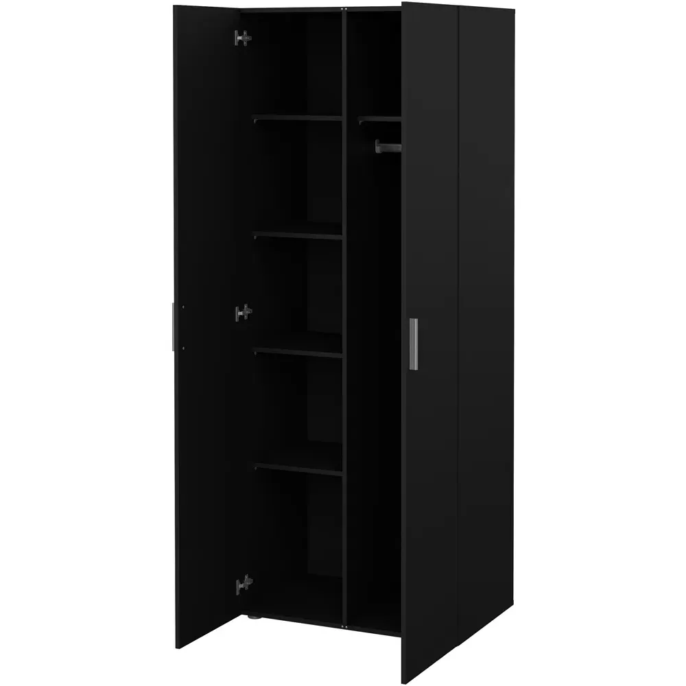 Florence 2 Door Wardrobe - Black