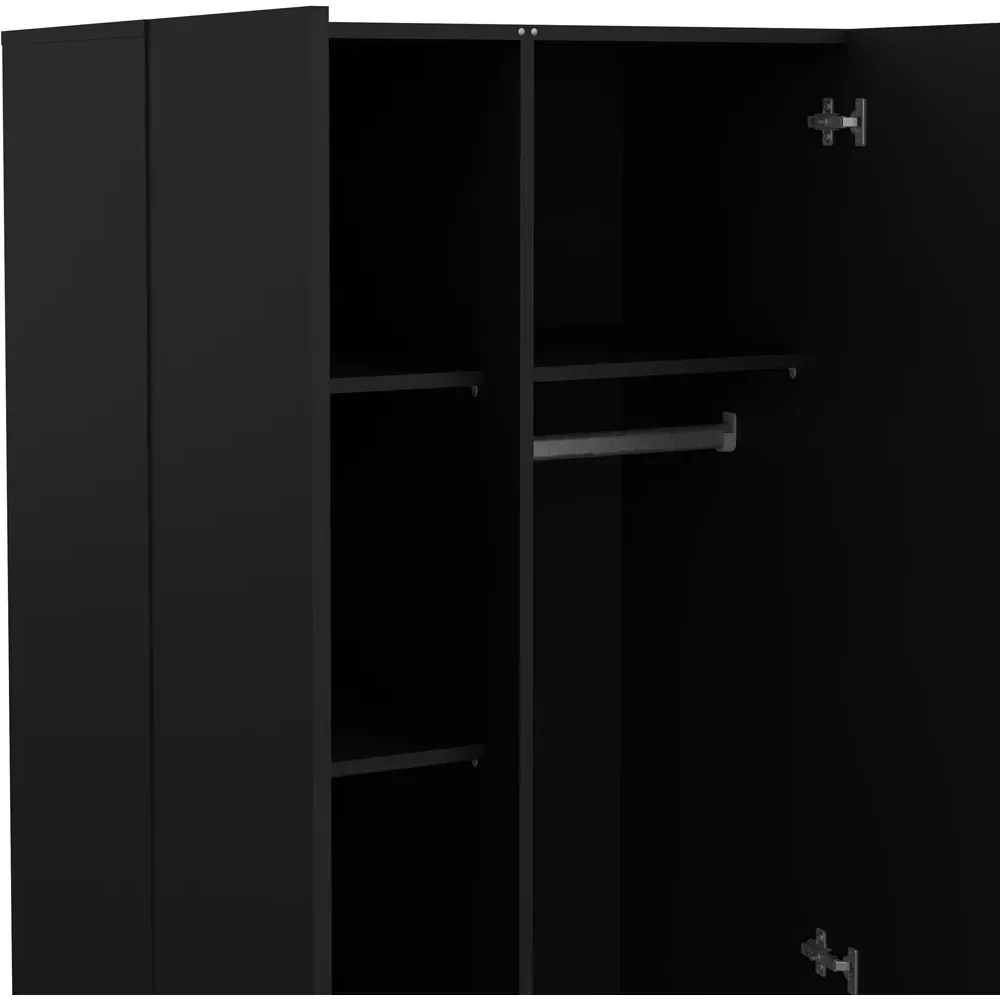 Florence 2 Door Wardrobe - Black