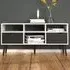 Florence 2 Drawer Wide TV Unit - White, Black
