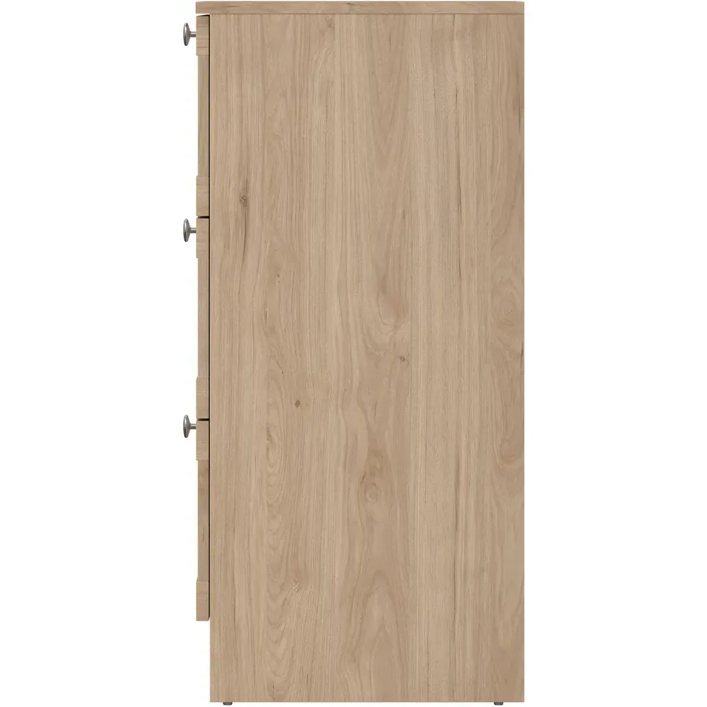 Florence 3 Drawer Chest of Drawers - Jackson Hickory